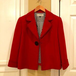 Tahari / Arthur S. Levine Red Blazer